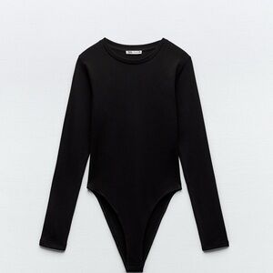 Zara women’s black body suit size medium